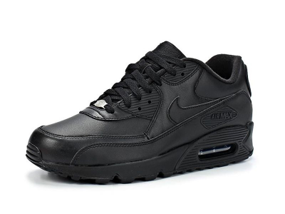 Nike Air Max 90 Черная Кожа