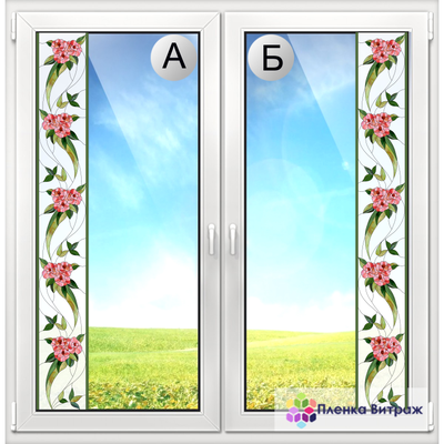 ВИТРАЖНАЯ ПЛЕНКА F-18