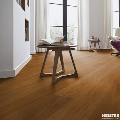 Паркетная доска Meister Дуб гармония Веттерштайнальм 8833 в интерьере