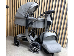 Детская коляска 3 в 1 Luxmom 601A Серый