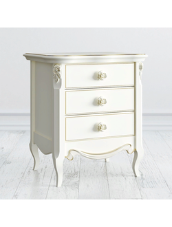 ПРИКРОВАТНАЯ ТУМБА 3 ЯЩИКА LADYROSE (L60*P48*H68) GL117-K02-G