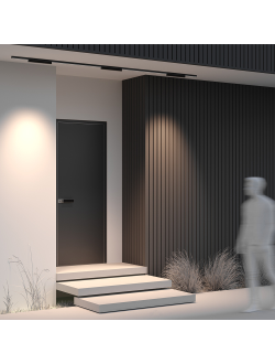 Уличный трековый светильник Points Exility IP 3000К 18Вт 36° черный, O-TR02-2-S-18WB3K, Maytoni