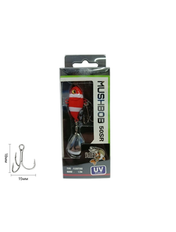 Приманка спиннер "MUSHBOB" модель: 0110, вес: 10 гр., цвет: 11(UV)