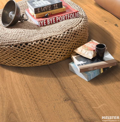 Паркетная доска Meister Дуб рустик 8410 в интерьере