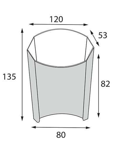 Упаковка для картофеля фри (FRY L)  150 мл