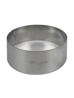 Форма кондитерская "Круг" d=9 см. h=3,5 см., нержавеющая сталь