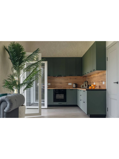 Кухня «Квадро» Оливково-зеленый  модульная кухня