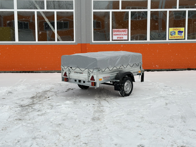 Прицеп «Спутник Expert» (2000х1300х480) увеличенный борт, оцинкованная рама, без подрамника ХИТ ПРОДАЖ!!!