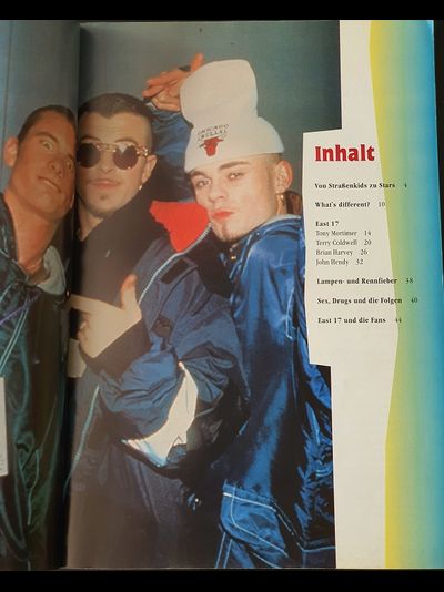 East 17 Book Tony Mortimer, Terry Coldwell, Brian Harvey, John Hendy Cover Archive