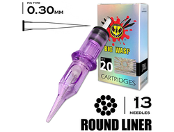13RL/0,30 mm - Round Liner (BIG-WASP PRESTIGE PURPLE)