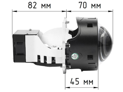 Билед модули Aozoom Gen5 Laser (AAPD-05) 5 поколение, 3.0 дюйма, 2 чипа + Лазер, 5500K, 12V, 50W/56W, крепление 3R (Комплект, 2шт)