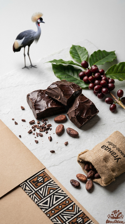 Темный 70% шоколад Уганда Semuliki Forest кусочки 80 г