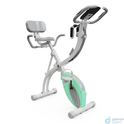 Велотренажер X-Bike DFC DavCreator, бело-зеленый