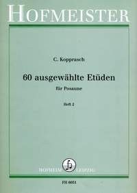 Kopprasch: 60 Ausgewahlte Etuden Fur Trombone (Band 2)