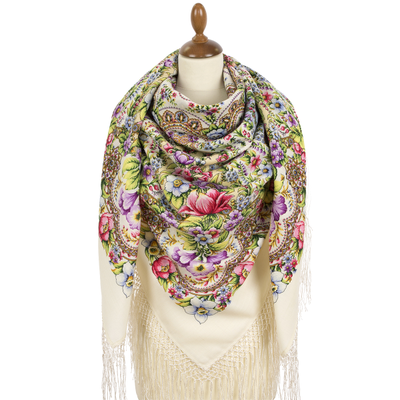 Павловопосадский платок Половодье чувств 1992-1