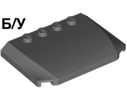 ! Б/У - Wedge 4 x 6 x 2/3 Triple Curved, Dark Bluish Gray (52031 / 4294181) - Б/У