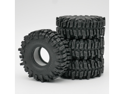 !АНАЛОГ! RC MS62Ax4 Комплект колес в сборе 4 шт. RC покрышка 62 x 24 с диском 30.4 D. x 20 мм (арт 56145 ) в сборе   АНАЛОГ LEGO Technic , ORANGE (AN) / 4 шт.