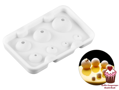 Форма для мусса Шарики, 7 ячеек