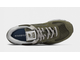 New Balance 574 Olive (Экозамша) сверху
