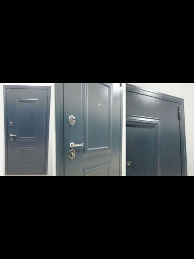 КАНТАТА 85 мм. ДВУХКОНТУРНАЯ. СЕРЫЙ БУКЛЕ/ БЕЛЫЙ МАТОВЫЙ