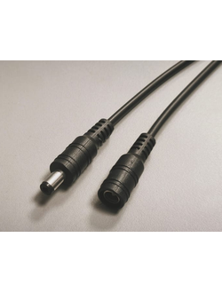 Пара DC (штекер + гнездо) (черный)