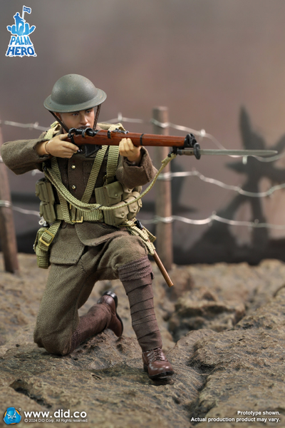 Британский солдат Первой Мировой войны - Коллекционная фигурка 1/12 SCALE WWI British Infantry – Albert Brown (XB80028) - DID