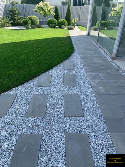 серо-голубая декоративная мраморная крошка