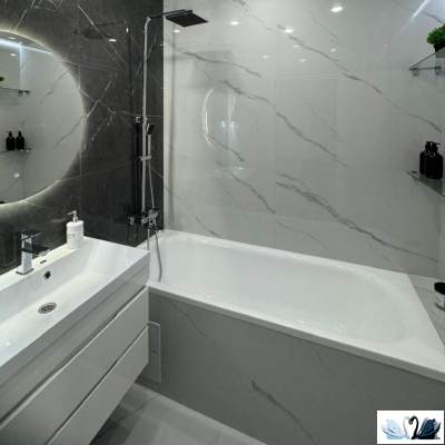 Керамогранит Van Hong Ceramic Carrara Classic 60х120 см белый глянцевый
