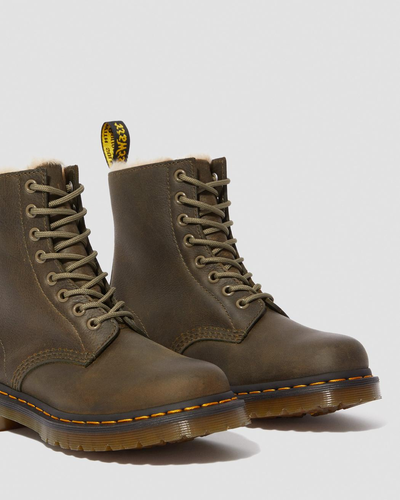 Dr Martens 1460 Fur-lined Serena Oliva