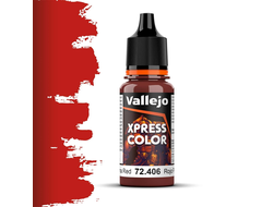 Vallejo: Краска акриловая Xpress Color 72.406 "Plasma Red"