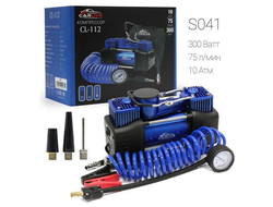 Автомобильный компрессор Carlive CL112 двухпоршневый 10-Атм, 75 л/мин 300 Ватт