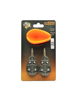 Набор флэт "метод" кормушек+пресс-форма  XYD-117( 50g 60g) 5уп