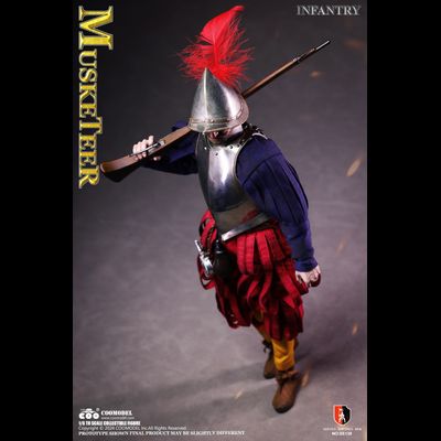 Испанский мушкетер (медно-никелевая версия) - КОЛЛЕКЦИОННАЯ ФИГУРКА 1/6 Series of Empires Spanish Conquistadors Nickel Silver Edition MUSKETEER (SE139) - COOMODEL