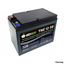 Тяговый аккумулятор Eltreco TNE12-58 (12V52A/H C3)