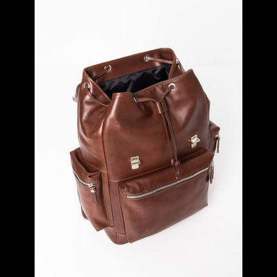 Кожаный рюкзак Voltaggio Premium brown (арт. 3091-53)