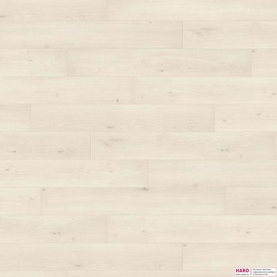 Декор ламината Haro Tritty 100 Дуб Эмилия Белый 538689 фронт