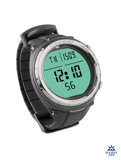 Компьютер подводный CRESSI CARTESIO WATCH/COMPUTER, черный металл