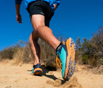 Кроссовки мужские Hoka Zinal Evening Primrose Blue Coral 1119399EPBC (Размер: US 12D- 30.5см)