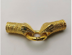 УЦЕНЕННЫЙ ТОВАР! КОЛПАЧОК-ЗАСТЁЖКА "АСПИД-1" - 10мм - ЯРКОЕ ЗОЛОТО