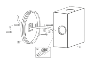 Светильник Arlight LGD-Wall-Quad-76G-8W Warm White