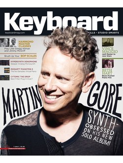 Keyboard Magazine July 2015 Martin Gore, Depeche Mode Cover Иностранные музыкальные журналы,Intpress