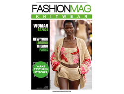 Fashionmag Knitwear Magazine Spring-Summer 2024 Иностранные журналы о моде в Москве, Intpressshop