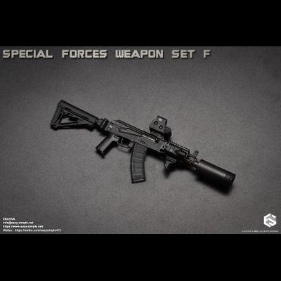 Автомат АКС-74У с комплектом аксессуаров и снаряжения (Special Forces Weapon Set) - 1/6 (06045A) - Easy&amp;Simple