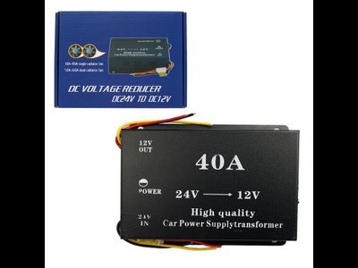 Автомобильный преобразователь напряжения 24V на 12V 20A