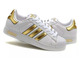 Adidas Superstar (Белые с золотым)