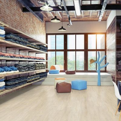 Виниловый пол Wineo 400 Wood XL Silence Oak Beige MLD00124 на HDF-плите