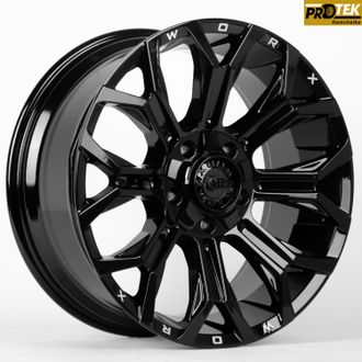 Комплект дисков R20 9,0J ET+18 5*139,7/5*150 WORX 821 Черный (80329)