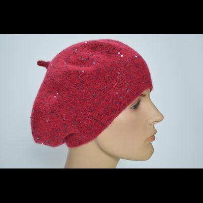 Берет Vizio Италия SS 1331 BO красный одинарный