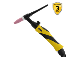 Горелка аргонодуговая  БАРСВЕЛД TIG-26 V (180 А, ф 0,5-4,0 мм, 4 м, возд, аналог Трафимет)