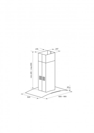 Вытяжка KUPPERSBERG KAMINOX 90 X 4HPB